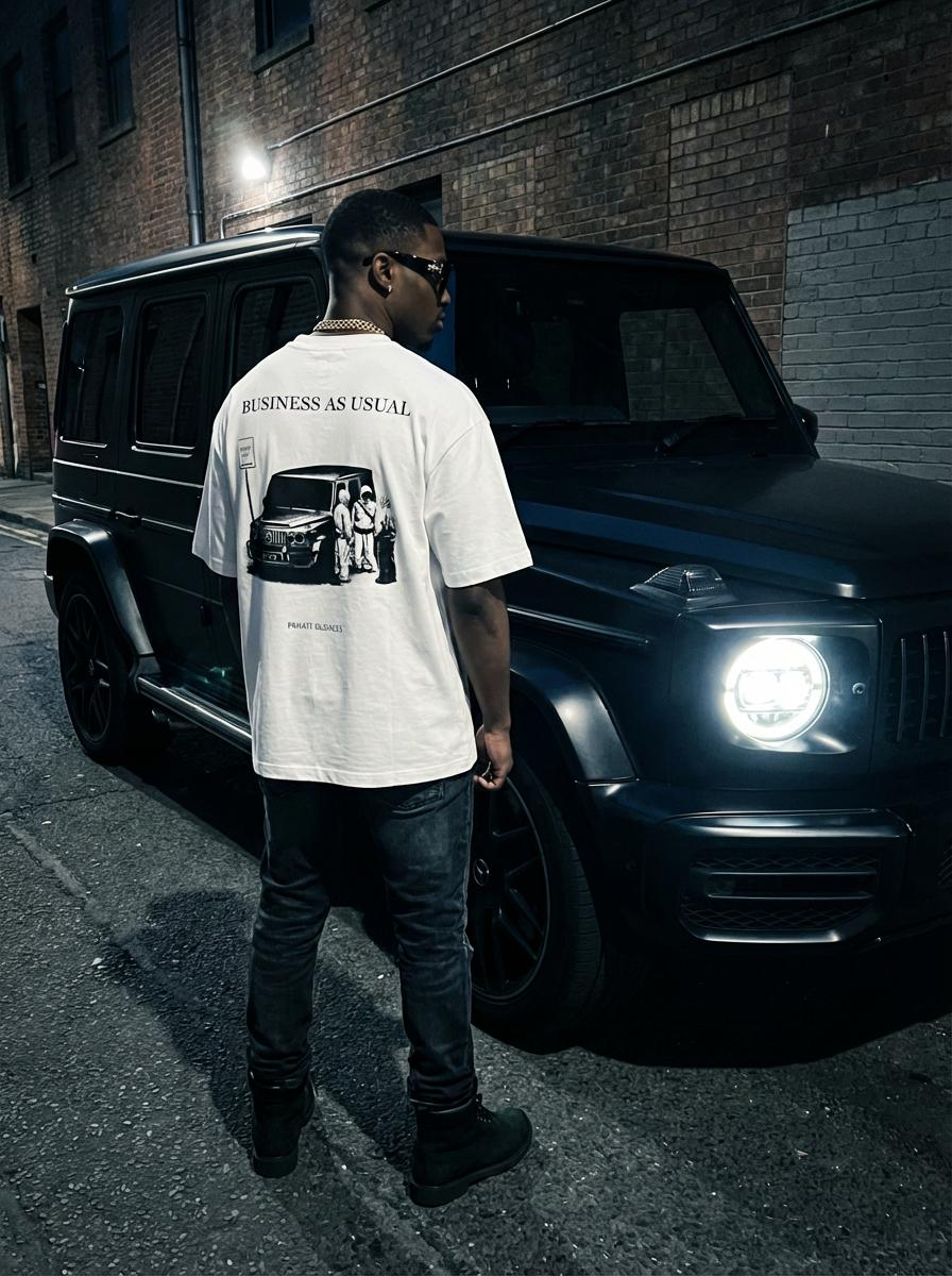 BUST “Business As Usual” T-Shirt — Drop 01